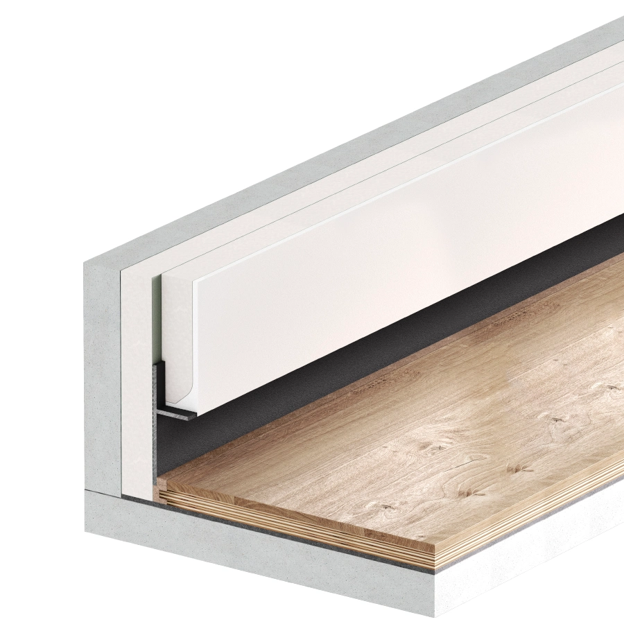 Теневой плинтус УП 40